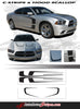 2011-2014 Dodge Charger C-Stripe Mopar Style Vinyl Graphic Racing Stripes 3M Package