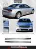2015-2019 2020 2021 2022 2023 Dodge Charger Rive Hood Spear and Rear Quarter Panel Mopar Style Vinyl Graphics 3M Stripes Kit