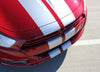 2013-2016 Dodge Dart Rally Mopar Style Dual Hood Racing Stripes Vinyl Graphics 3M Striping
