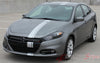 2013-2016 Dodge Dart E-Rally Mopar Style Offset Euro Racing Stripes Vinyl Graphics 3M Striping