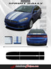 2013-2016 Dodge Dart Sprint Rally Mopar Style Hood Trunk Racing Stripes Vinyl Graphics 3M Striping