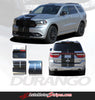Detailed view of 2014-2024 Dodge Durango Hood Racing Stripes SUV Rally Vinyl Graphic 3M Decals Package