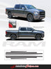 2019 2020 2021 2022 2023 2024 Dodge Ram Stripes Side Door Body Decals Truck Edge Vinyl Graphic 3M Stripe Package