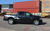 2009-2017 Dodge Ram Rage Multi Color Digital Print or Solid Color Side Bed Tailgate Truck Power Wagon Vinyl Graphic - Digital Print Silver Gray Charcoal Bed Striping