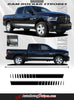 2009-2017 2018 Dodge Ram Rocker Strobes Lower Door Truck Side Vinyl Graphic 3M Stripe Package