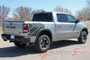Detailed view of 2019-2025 Dodge Ram Rebel Side Bed Decals 1500 Stripes Truck Vinyl Graphics 3M Stripe Package