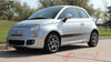 Detailed view of 2007-2020 Fiat 500 Rocker Strobes Lower Door Rocker Accent 3M Stripes Vinyl Graphic Kit