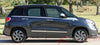 Detailed view of 2014-2020 Fiat 500L Sidekick Upper Body Door Accent 4-Door Stripes Vinyl Graphic Kit