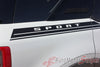 Detailed view of 2021-2025 Ford Bronco Sport LINEAR Side Body Stripes Upper Door Accent Decals Vinyl Graphics Kits 3M