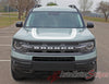 Detailed view of 2021-2025 Ford Bronco Sport REVIVE Retro Hood Stripes Accent Decals Vinyl Graphics Kits 3M