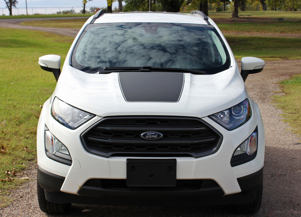 2013-2022 Ford EcoSport AMP Center Hood Accent Vinyl Graphic 3M Stripes Decal
