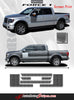 2009-2014 and 2015-2019 Ford F-150 Force One Factory Style Hockey Stick Side Vinyl Decal Graphic - Screen Print Color Option