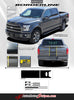 2019 2020 Ford F-150 Borderline Center Racing Stripe w/ Outline Vinyl Decal Graphic 3M Stripes