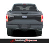 2015-2016 2017 Ford F-150 Route Hood and Tailgate Blackout Vinyl Decal 3M Graphic Stripes