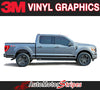 Detailed view of 2021-2025 Ford F-150 Rocker 3 Three Lower Rocker Stripes Vinyl Decal 3M Graphics