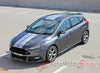 2016 2017 2018 Ford Focus Target Rally Racing Stripes Vinyl Graphic Hood 3M Decals Kit