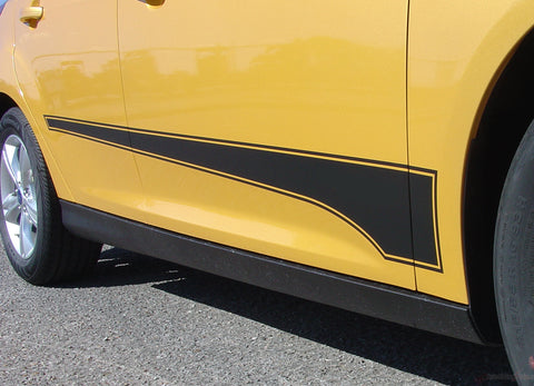 2012-2017 Ford Focus Converge Side Door Vinyl Graphic 3M Decals Stripes