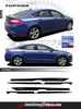 2013-2020 Ford Fusion Topside Upper Side Doors Accent Vinyl Graphic 3M Decals Stripes