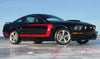 2005 - 2009 Ford Mustang Fastback 1 Side C Stripe Boss Style 3M Vinyl Decal Graphics - Side View