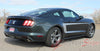 Detailed view of 2015-2017 Ford Mustang Reverse C-Stripe Boss 302 Style Side Stripes Vinyl Graphics - Passenger Side View