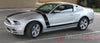2013 2014 Ford Mustang Prime 1 Boss 302 Style Hood and Side Vinyl Graphics - Driver View