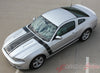 2013 2014 Ford Mustang Prime 1 Boss 302 Style Hood and Side Vinyl Graphics - Over Side View
