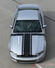2013 2014 Ford Mustang Prime 1 Boss 302 Style Hood and Side Vinyl Graphics - Over Front View