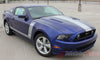 2013 2014 Ford Mustang PRIME 2 BOSS Style Vinyl Decal Graphics - Hood and Side View