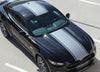 2015-2017 Ford Mustang Super Snake Contender Mohawk Center Wide Racing Rally Stripes Vinyl Graphics 3M Decal