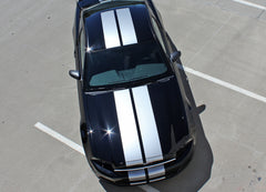 2013 2014 Ford Mustang Thunder Lemans Sryle 10 Inch Racing Rally Stripes Vinyl Graphics 3M Decals