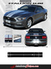 2015 2016 2017 Ford Mustang Stallion Slim 7" Inch Wide Racing and Rally Stripes Vinyl Graphics 3M Decals