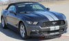2015 2016 2017 Ford Mustang Stallion Slim 7" Inch Wide Racing and Rally Stripes Vinyl Graphics - Side Front View