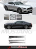 2015 2016 2017 Ford Mustang Digital Fade Combo Lower Rocker and Hood Spears Stripes Vinyl Graphic 3M Decals - Part Details