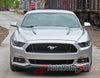 2015-2017 Ford Mustang Digital Fade Faded Hood Spears Stripes Vinyl Graphic 3M Decals - Front View