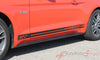 Detailed view of 2015-2017 Ford Mustang Breakup Rocker Lower Rocker Stripes Vinyl Decal Graphics - Close Up View