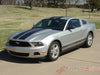2010 - 2012 Ford Mustang Wildstang Racing and Rally Stripes 3M Vinyl Decal Graphics - Front Side View