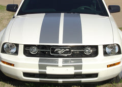 2005 - 2009 Ford Mustang SV-6 V6 Racing and Lemans 10" Rally Stripes Vinyl Graphics 3M Decals