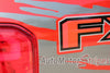 Detailed view of 2019-2023 Ford Ranger GUARDIAN Bed Body Stripes Accent Decals Vinyl Graphics Kits 3M