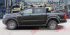 Detailed view of 2019-2023 Ford Ranger UPROAR Upper Body Door Stripes Accent Decals Vinyl Graphics Kits 3M