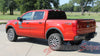 Detailed view of 2019-2023 Ford Ranger STRIKER Side Body Door Stripes Accent Decals Vinyl Graphics Kits 3M