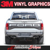 Ford Raptor Tailgate Decals VELOCITOR TAIL GATE Rear Letter Text Decals Vinyl Graphics Kit 2018 2019 2020