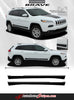 2014-2024 Jeep Cherokee Brave Lower Rocker Panel Accent Vinyl Decal Graphic 3M Stripes