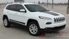 2014 Detailed view of 2015-2025 Jeep Cherokee Brave Lower Rocker Panel Accent Vinyl Decal Graphic 3M Stripes