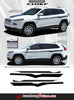 View of 2014-2024 Jeep Cherokee Chief Mid Body Line Accent Vinyl Decal Graphic 3M Stripes