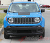 2014 - 2017 Jeep Renegade Factory OEM Style Hood Center Blackout Vinyl Decal Graphic 3M Striping