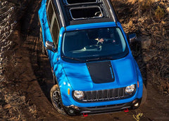 2014-2020 2021 Jeep Renegade Center Hood Decal with Text Vinyl Graphic 3M Stripes