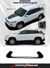 2014 Detailed view of 2015-2025 Jeep Cherokee Warrior Upper Body Accent Door Vinyl Graphic 3M Striping Decals