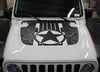 Detailed view of 2021-2025 Jeep Gladiator Star Hood Decal JOURNEY DIGITAL Hood Vinyl Graphic Stripes Kit