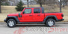 2020 2021 2022 2023 2024 Jeep Gladiator Side Mountain Decals Cascade Body Vinyl Graphic Stripes Kit