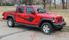 Detailed view of 2021-2025 Jeep Gladiator Side Vinyl Graphics PARAMOUNT SOLID Side Decal OEM Factory Style Body Stripes Kit